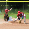 Berryhill's Danny Witbeck slides into second base during a game against the Capitol City Kings in the Gabby Mills July Fourth Invitational Friday, July 2, 2021 at Northwood University. (Katy Kildee/kkildee@mdn.net)