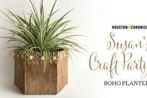 Make a boho planter with Susan's Craft Party