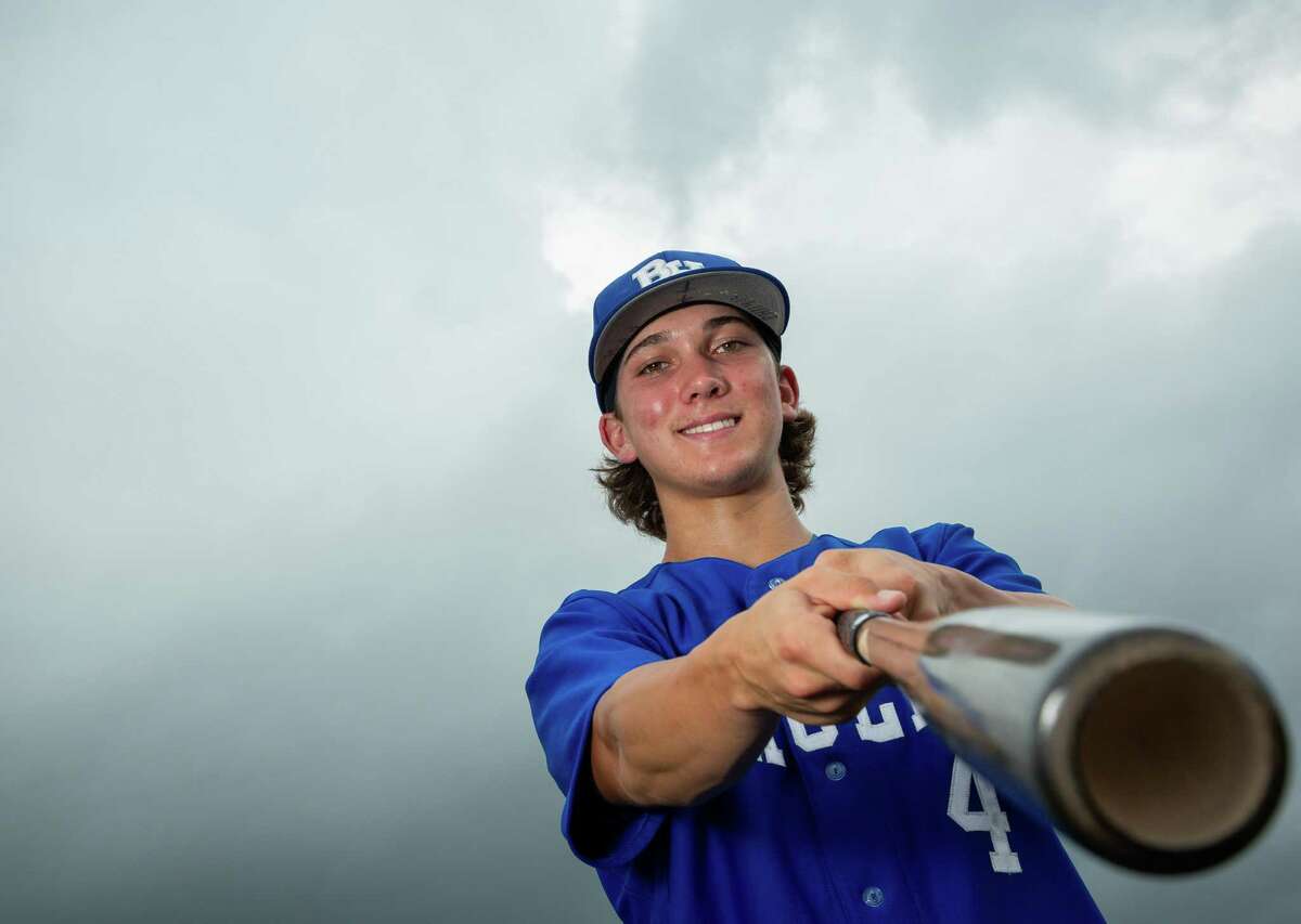 Barbers Hill Eagles senior shortstop Cameron Cauley - who was named All-Greater Houston Baseball Hitter of the Year - had a .445 batting average, with more than 50 stolen bases as the Eagles won the 5A state championship.