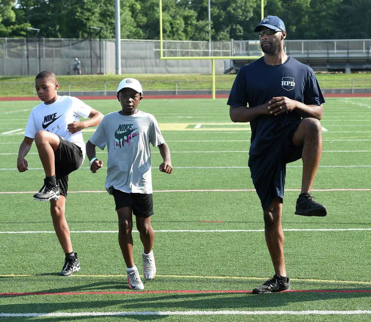 Hamden Cops Youths See Each Other In A Different Light On The Football Field