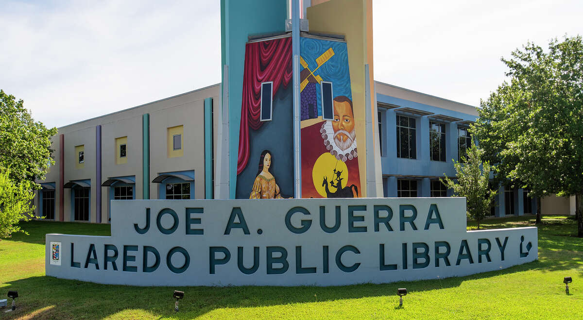 Pictured is a mural by Abel Gonzalez as seen Saturday, July 3, 2021 at the Joe A. Guerra Laredo Public Library.