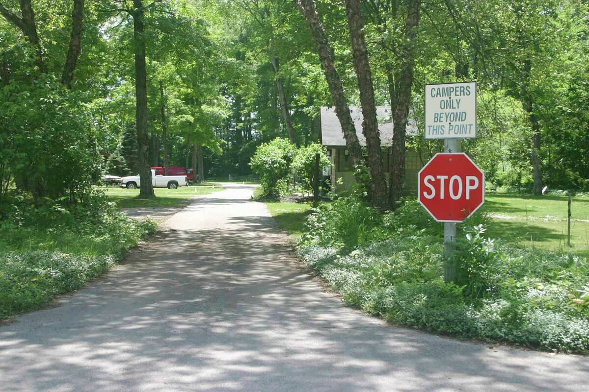 Reed City council members recently talked about the possibility of making changes at Rambadt Park that would make it easier for campers to maneuver through the campsites. (Herald Review photo/Cathie Crew)