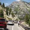 Sightseers and tourist traffic brought Tahoe roads to a standstill on July 4, 2021.