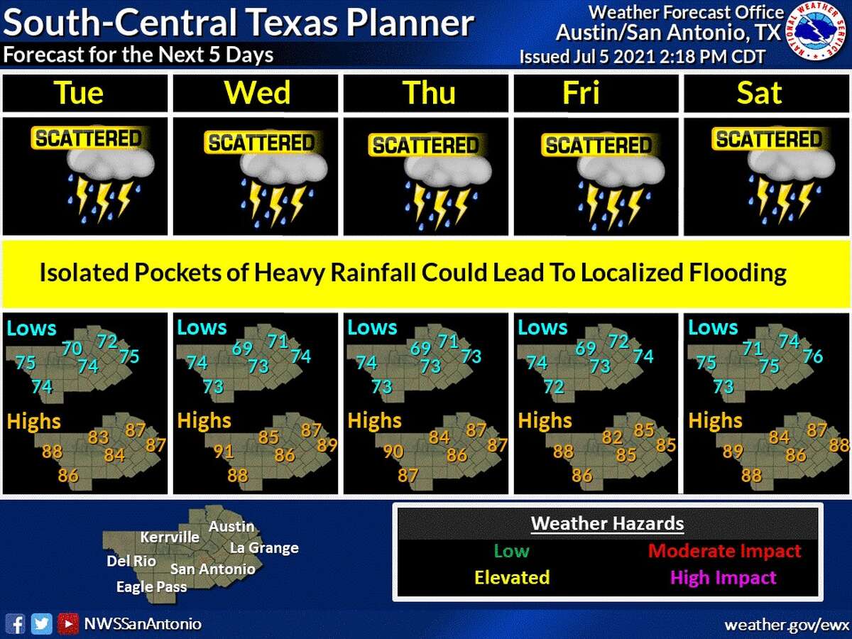 Thunderstorms, thunderstorms and more thunderstorms in the forecast