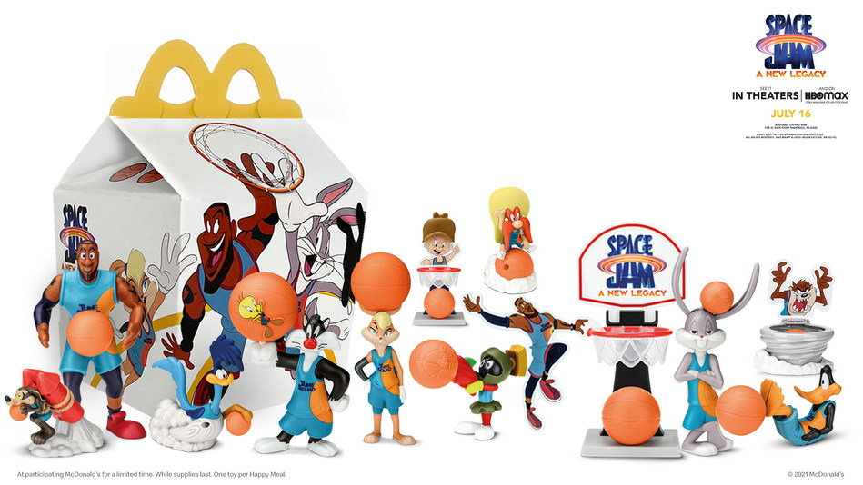 McDonalds Happy Meal Toy 1997 Space Jam Basketball Bugs Bunny Toys Various 