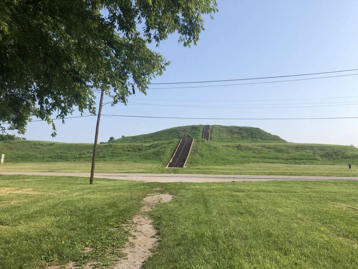 Monk's Mound at Cahokia Mounds State Historic Site. A new augmented reality (AR) experience of Cahokia Mounds State Historic Site is now available.