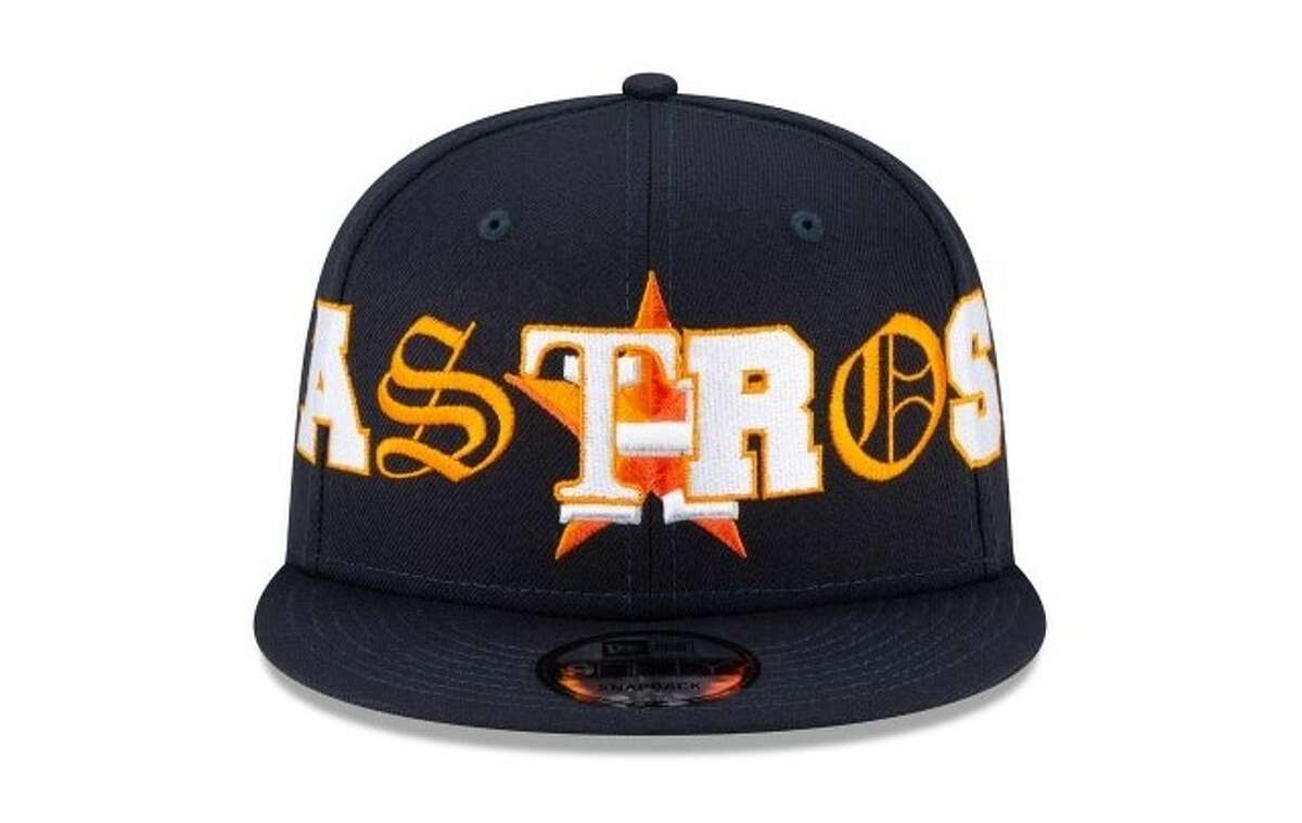 Here's the Astros' cap from New Era's Mixed Font Collection.