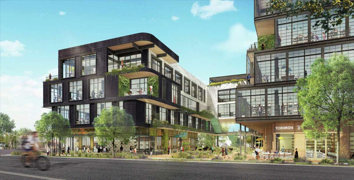 Montrose Collective will have more than 150,000 square feet of office space, retail, restaurants and a public library.