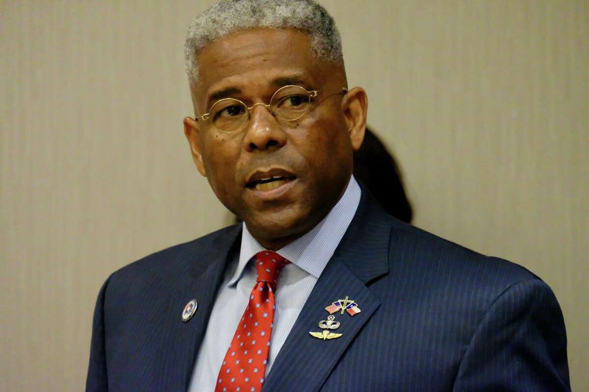Allen West, a former Florida congressman and the outgoing chairman of the Republican Party of Texas, speaks at news conference in December 2020 in Georgetown. West announced on July 4, 2021 that he is running for governor, challenging incumbent Greg Abbott in the Republican primary.