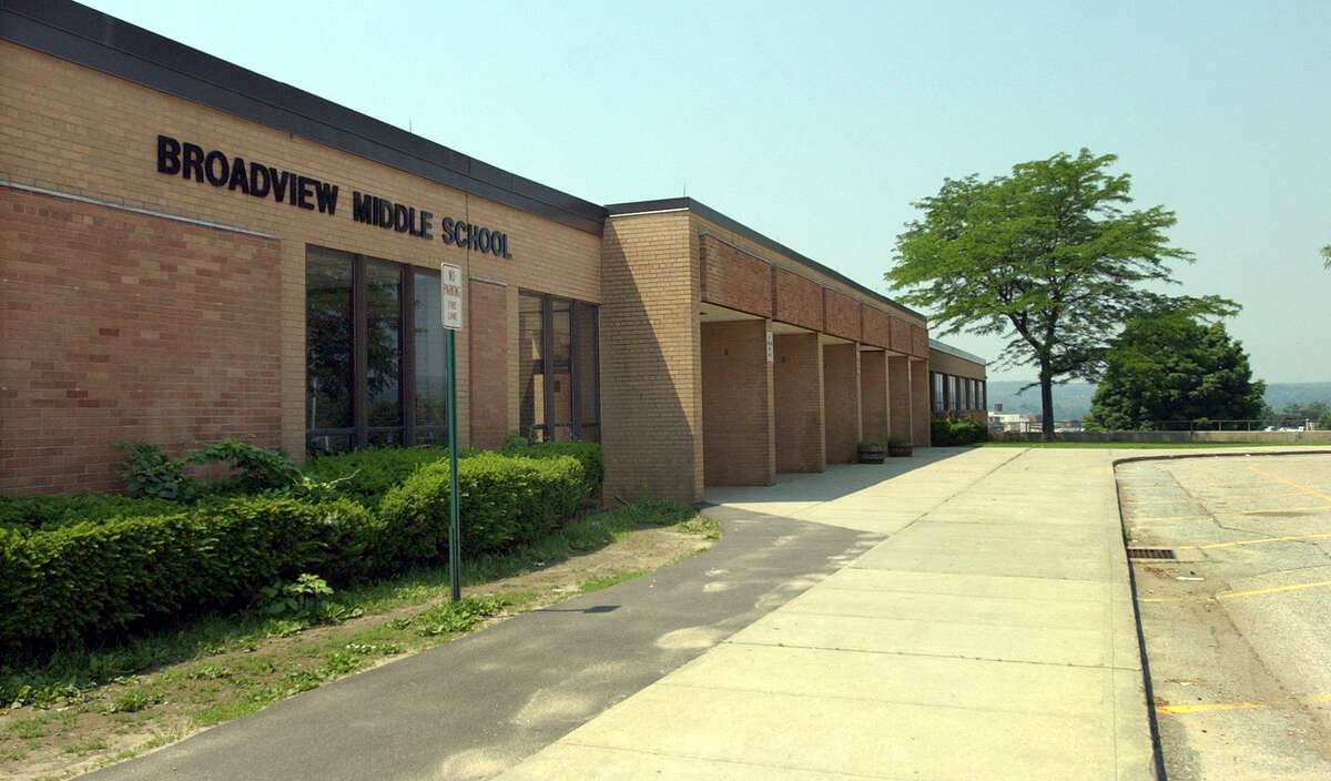 Broadview Middle School in Danbury is one of the buildings where solar panels are proposed.