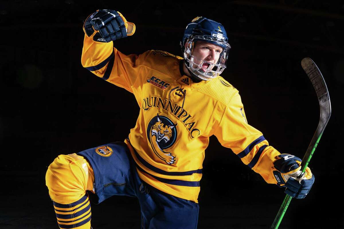 Quinnipiac men's ice hockey player CJ McGee is a Barstool Athlete.