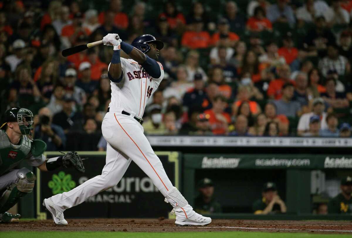 Yordan Alvarez's Two Homers Fuel Astros' Comeback Win Over Athletics