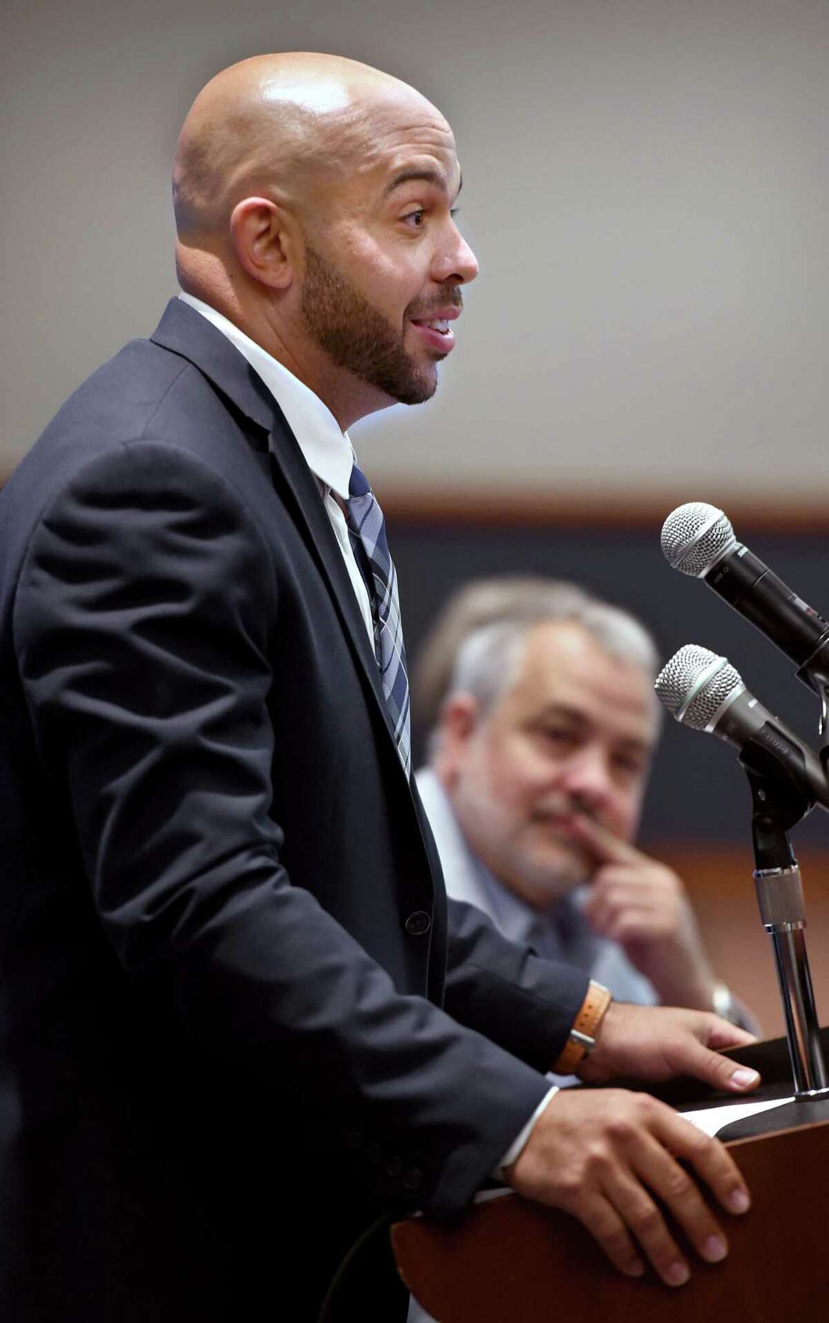 Southern Connecticut athletic director Chris Barker impressing coaches