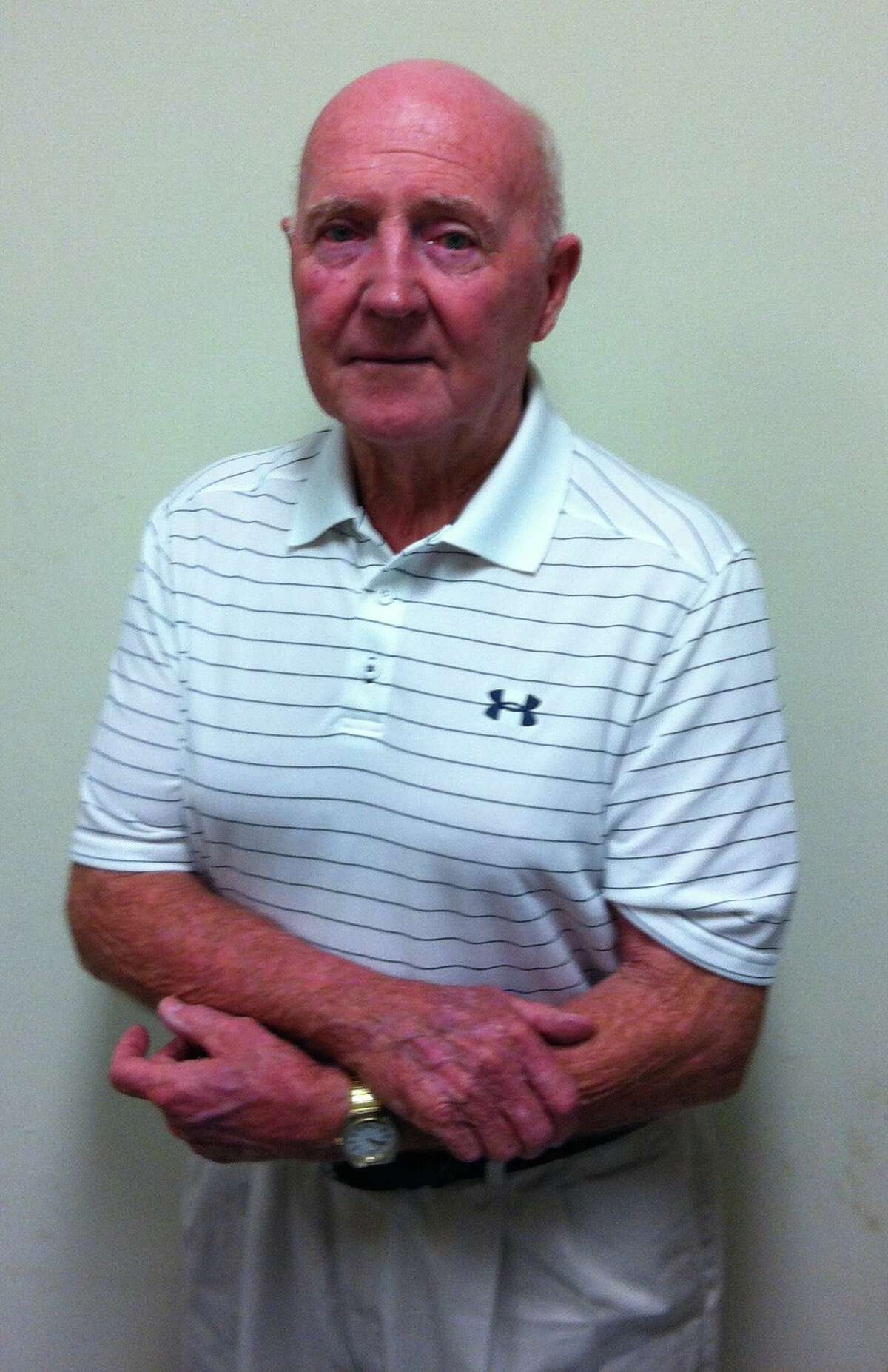 Paul Lane, former Staples High School football coach, seen here in 2012. Lane died in June, 2021 and the Westport RTM has voted to name Staples' football field after him.