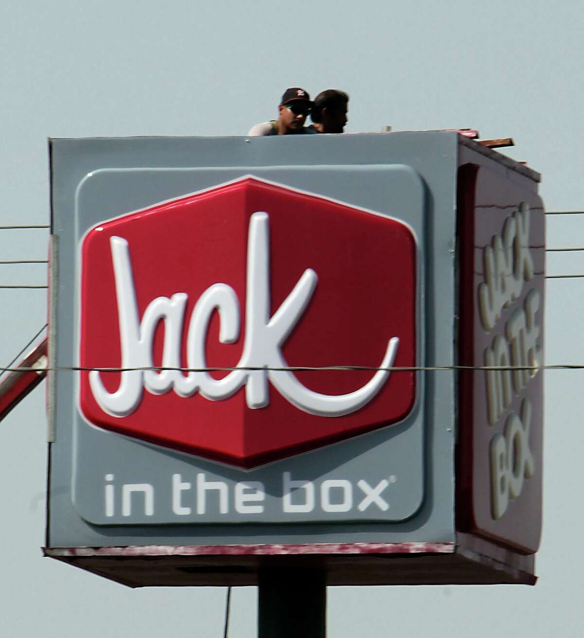 The Jack in the Box logo in 2013.