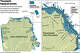 Bay area tsunami hazard zones