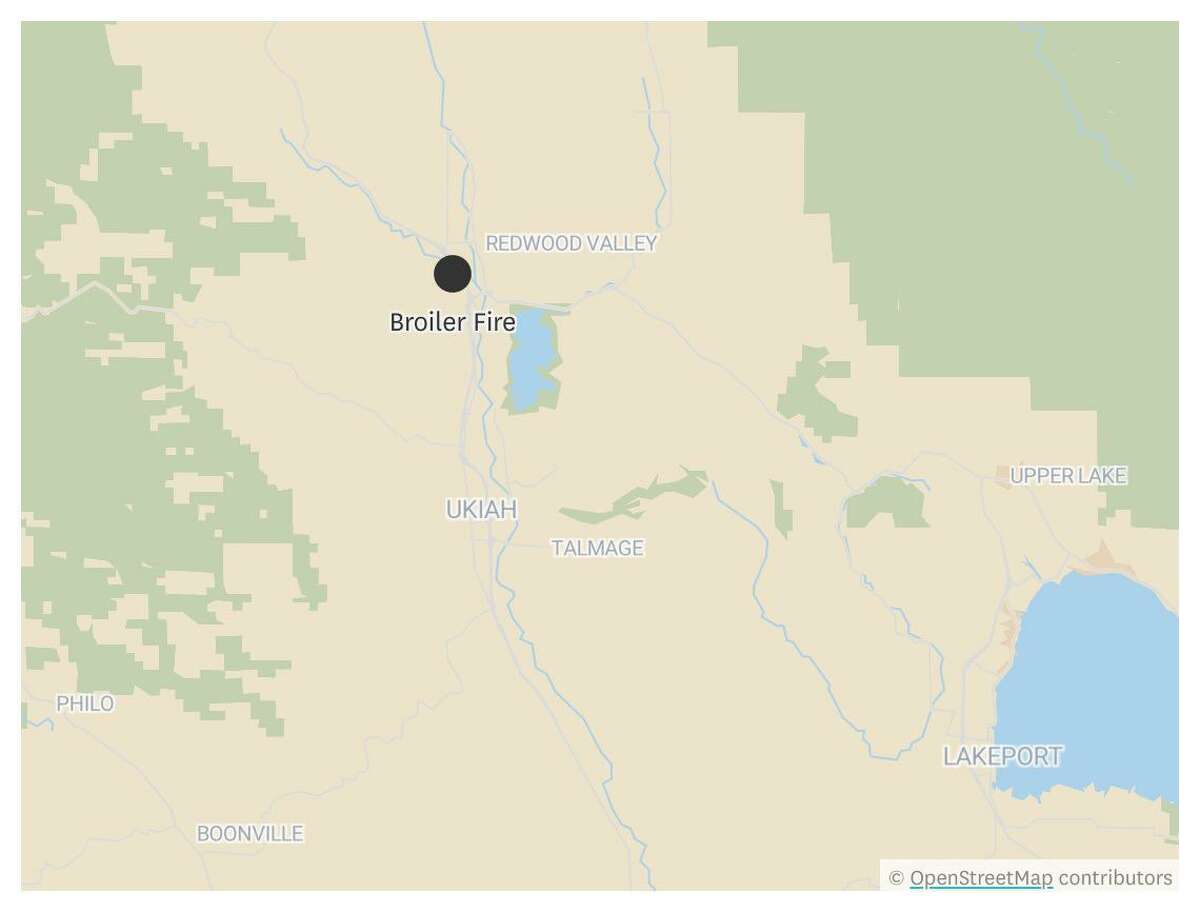 Evacuations Underway In Mendocino County As Broiler Fire Threatens Properties