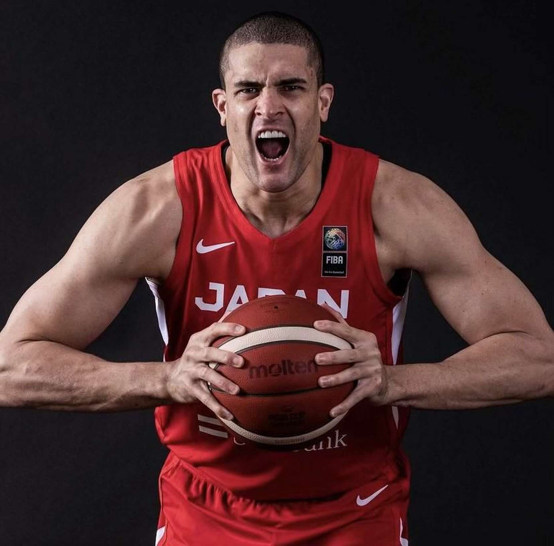 UConn's Gavin Edwards, a naturalized Japanese citizen, taking