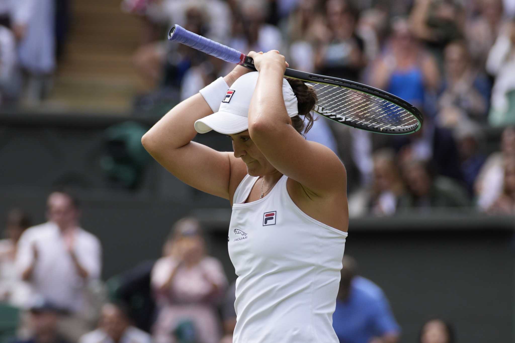 No. 1 Barty to face Pliskova in 1st Wimbledon final for both