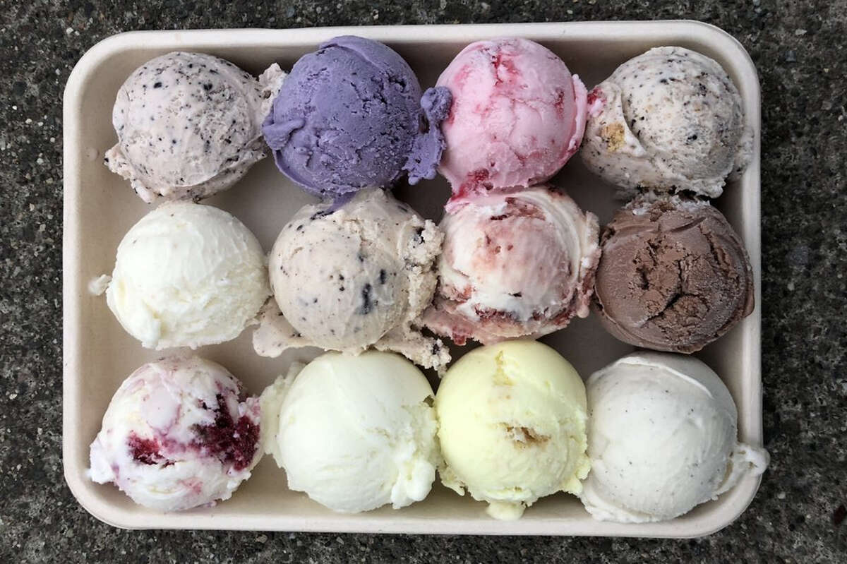 A flight of ice cream at Posie in Larkspur, which has now closed permanently. 
