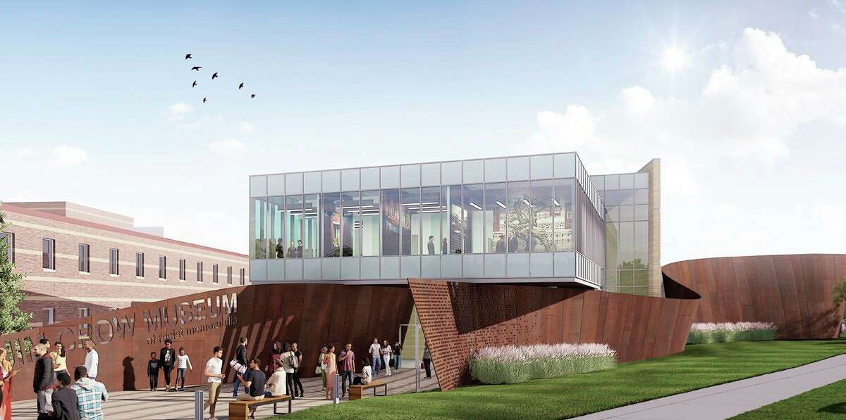 Building renderings have been released from Washington D.C.-based design firm Howard+Revis which is heading the expanded exhibition space development for the new home to Ferris State University's Jim Crow Museum. (Courtesy photo)