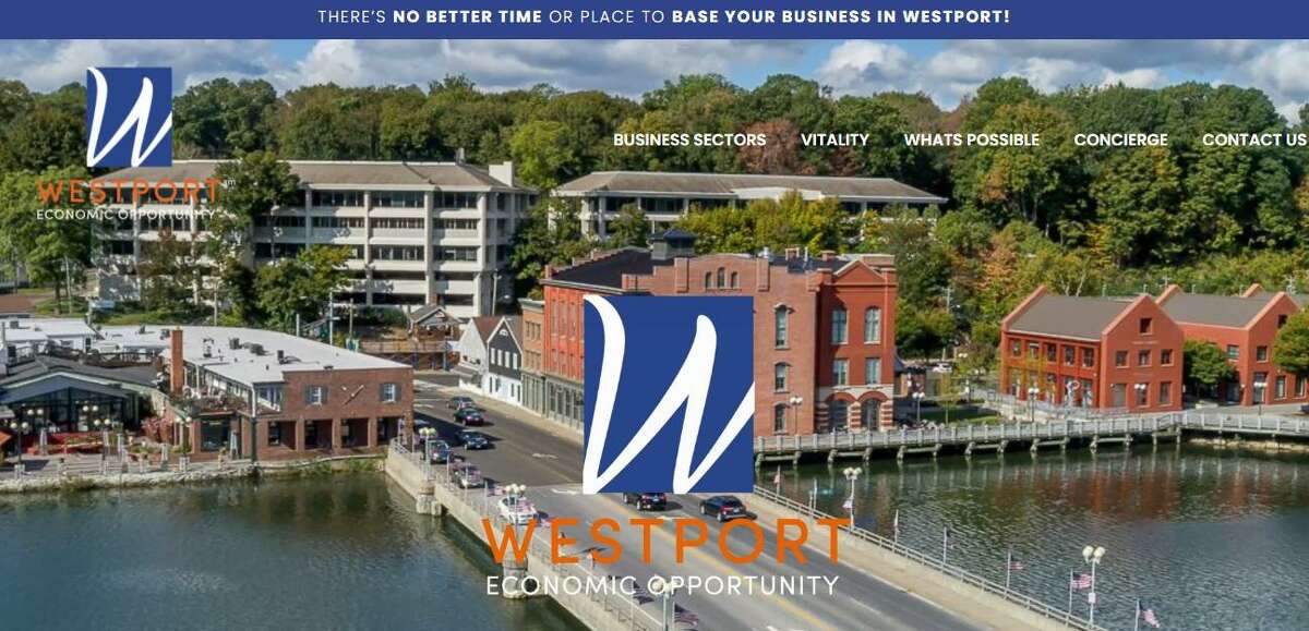 The home page of ChooseWestport.com, a new website that represents a partnership between commercial developers, real estate agents and the Town of Westport. The site describes the benefits of opening and operating a business in Westport.