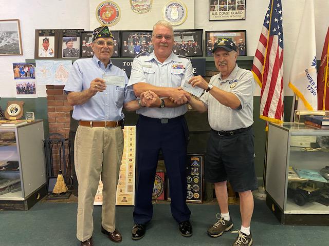 Torrington veterans make donations to Civial Air Patrol, P38 Baseball Team - Vimarsana News