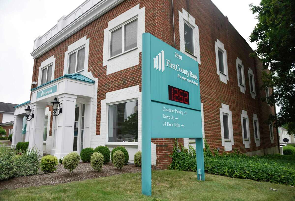 First County Bank in Stamford, Conn., photographed on Thursday, July 8, 2021.