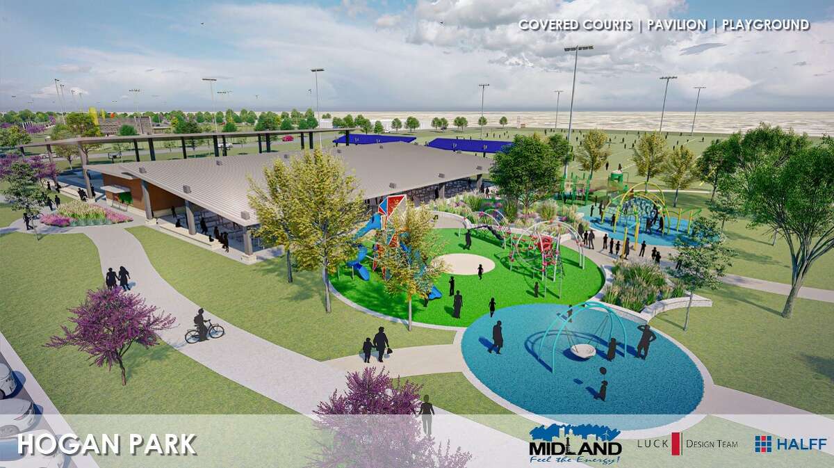 A rendering of the Hogan Park initiative. 