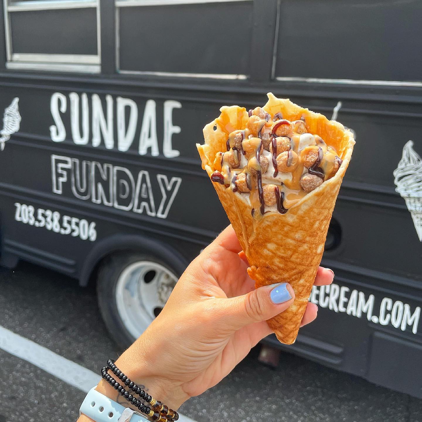 Sundae Funday bus is a new kind of ice cream truck in Shelton