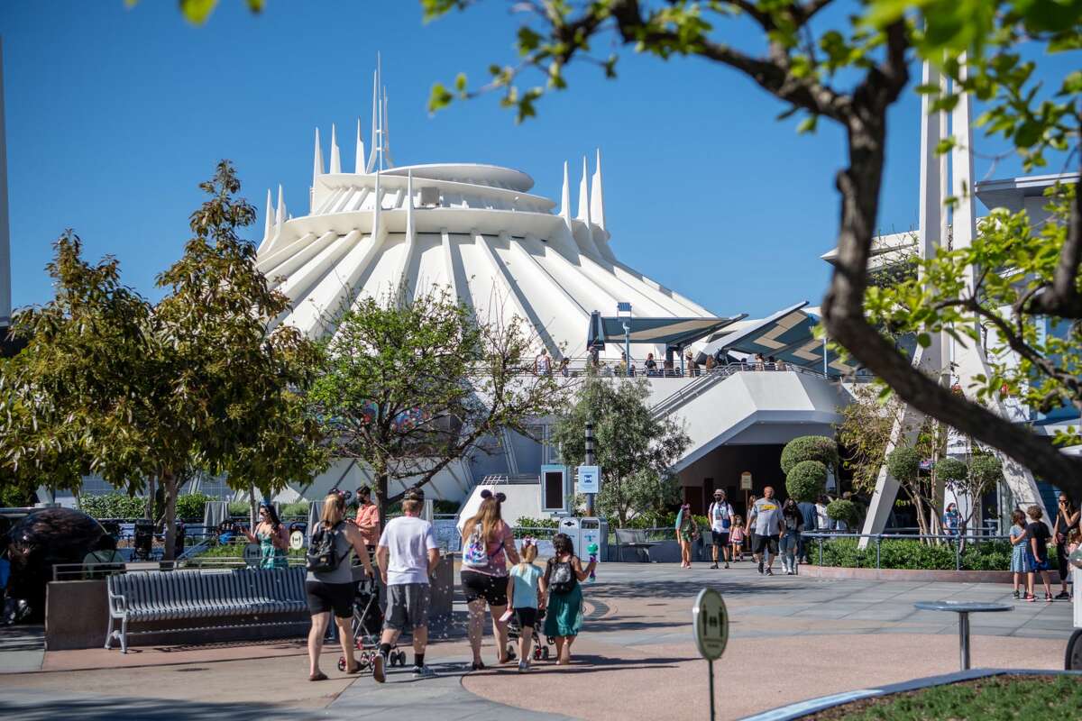 Space Mountain in Disneyland Park in Anaheim, Calif. Disneyland Paris' version of the ride is one that will have a paid Fast Pass option.