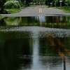 Flooding that closed Bradley Street July 9, 2021, in Westport, Conn.