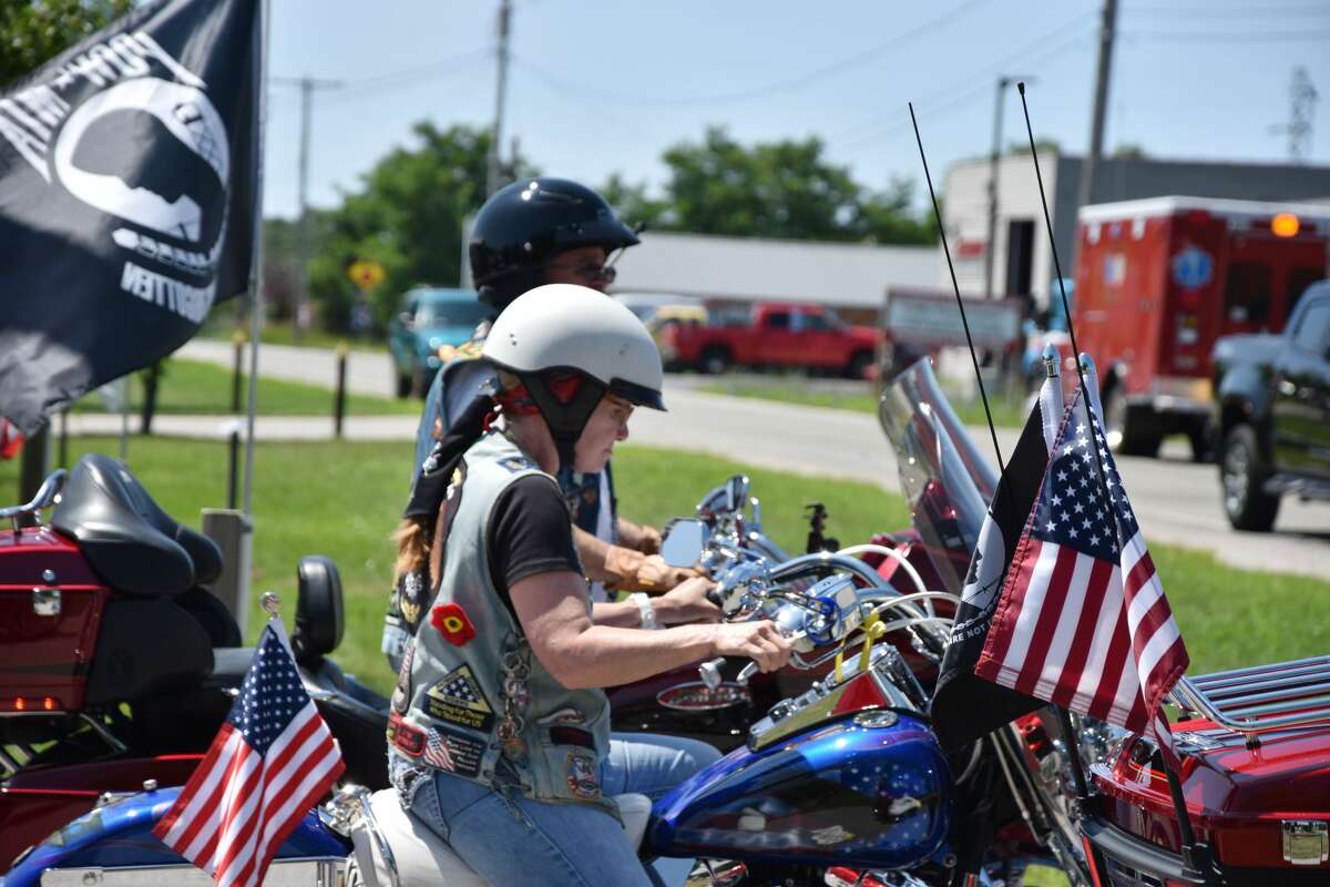 PHOTOS Rolling Thunder rides in Manistee — Day 1