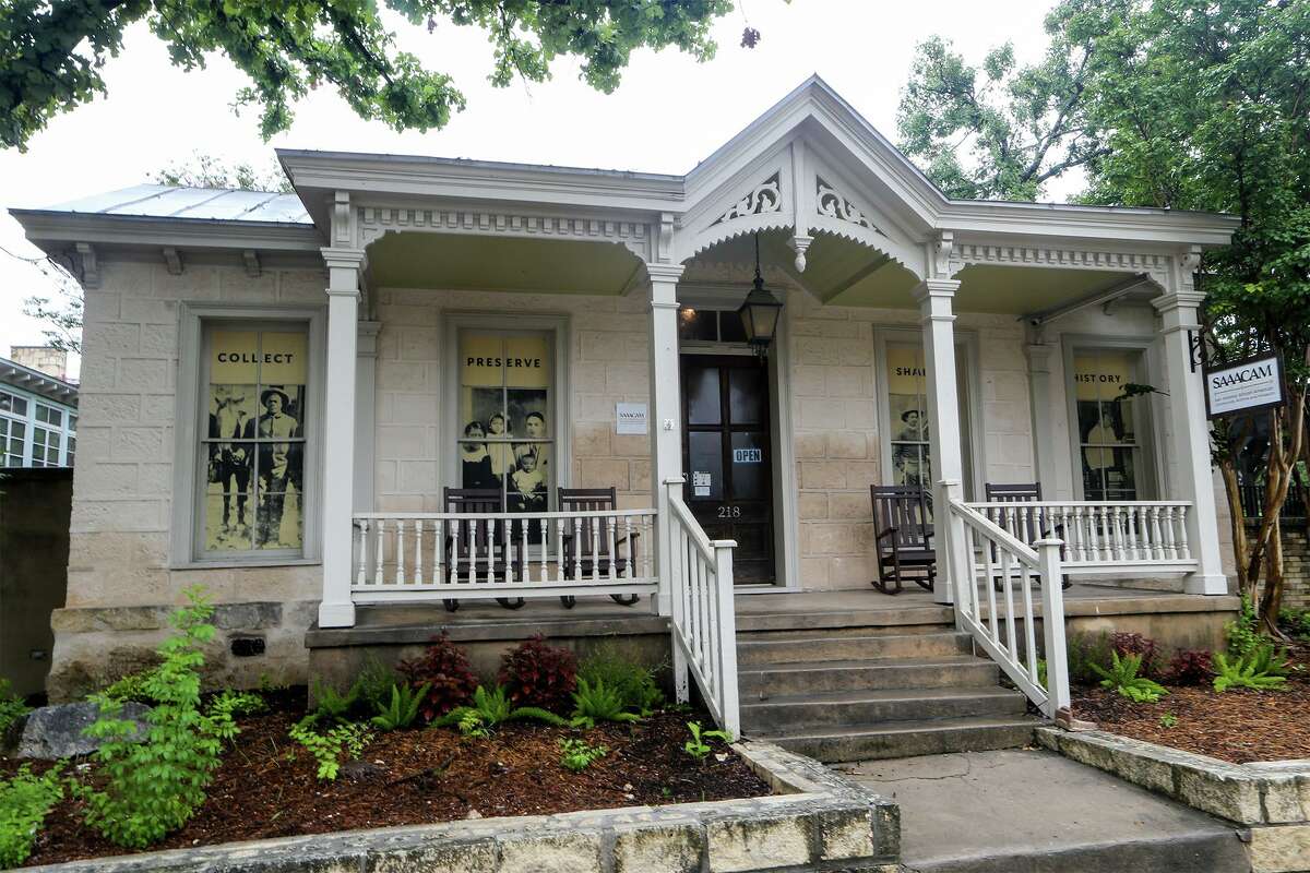 Exterior view of the new home of the San Antonio African American Community Archive and Museum (SAAACAM) in the Southwest corner of La Villita Historic Arts Village at 218 A. Presa on Friday, July 9, 2021. The museum is housed in the Dosch-Rische House, built in the early 1800's.