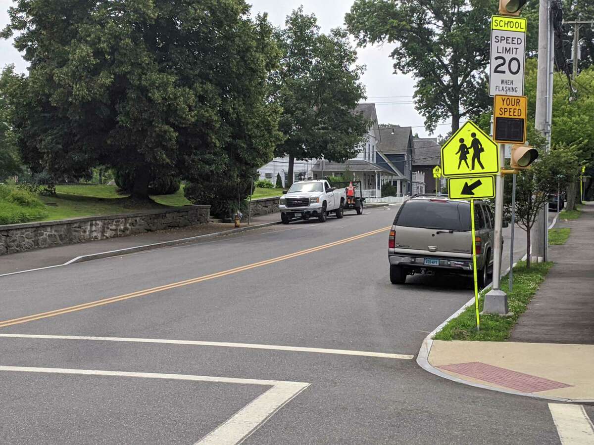 All is quiet Thursday morning on Mead Avenue’s intersection with William Street, but during the school year the area is filled with kids. Residents are hoping more visible crosswalks and more signs will help slow down drivers.