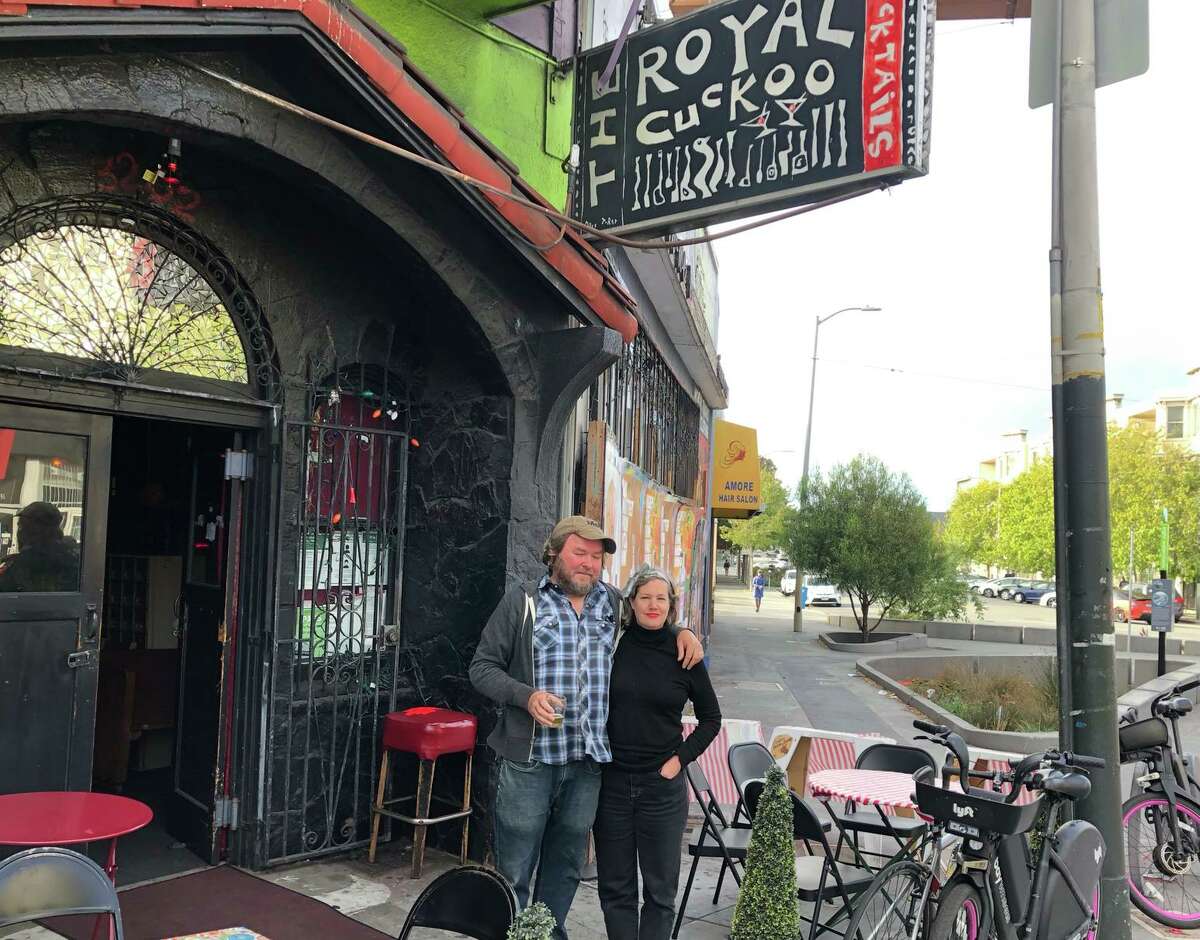 Paul and Debbie Miller own the Royal Cuckoo bar in a building that has housed taverns for 140 years.