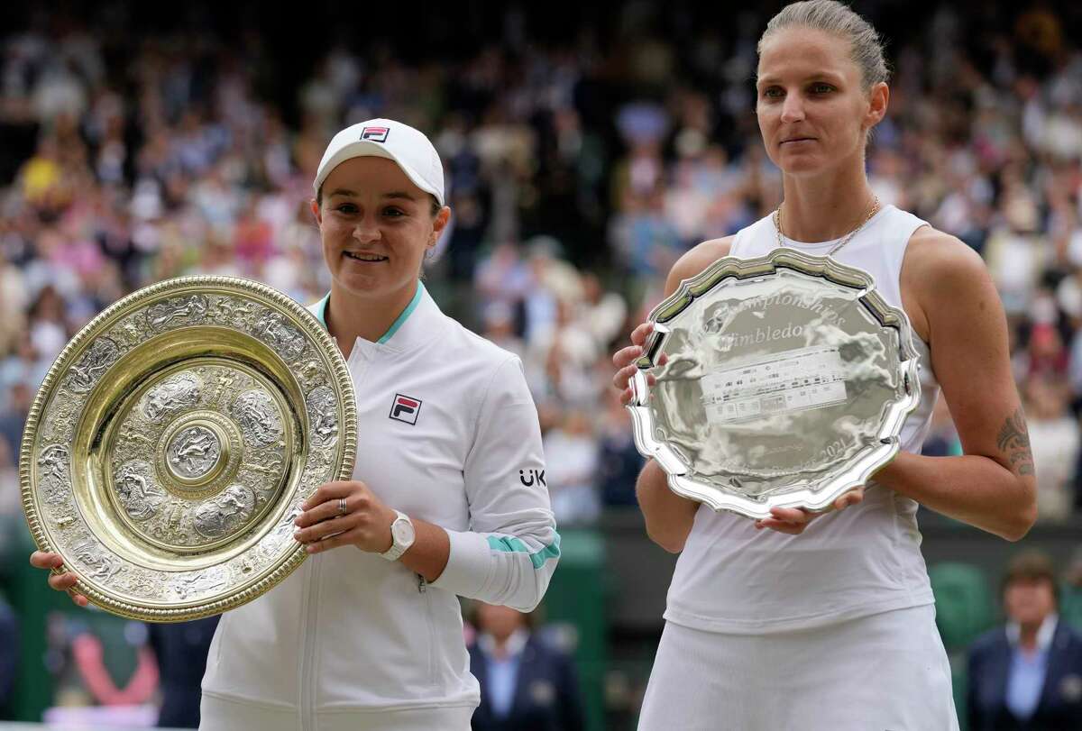 Ash Barty Defeats Karolina Pliskova At Wimbledon For Second Grand Slam Title Ash Barty Defeats Karolina Pliskova At Wimbledon For Second Grand Slam Title