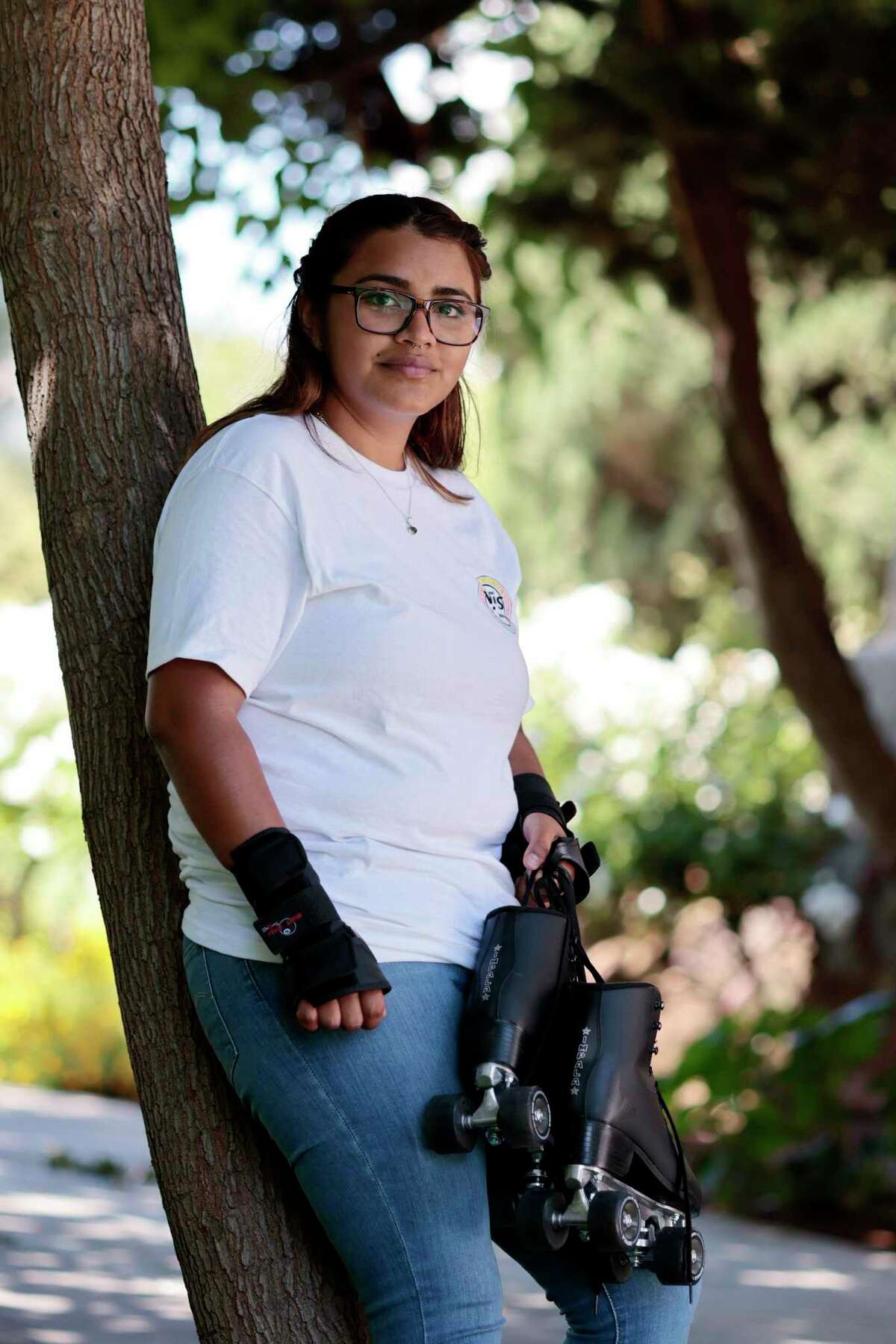 Veronica Vieyra, who graduated from San Jose State University in May, is one of 72 former foster youths who received monthly payments under a universal income pilot program in Santa Clara County.