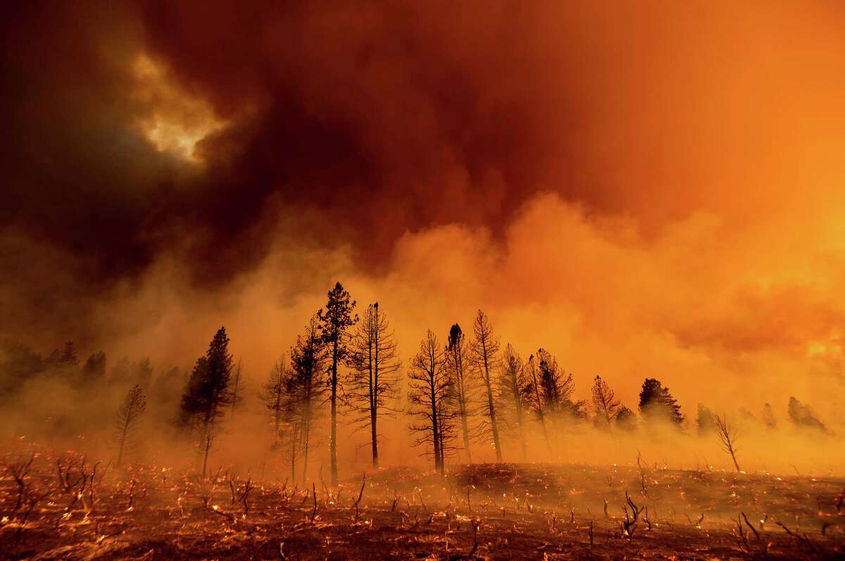 California's raging Beckwourth Complex Fire doubles in size, jumps highway