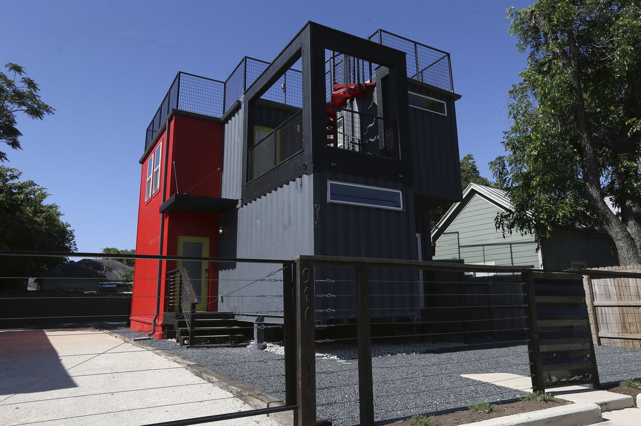 Living in an Ultra-Modern Shipping Container Home - Built with 4 x 20ft  Used Containers - YouTube