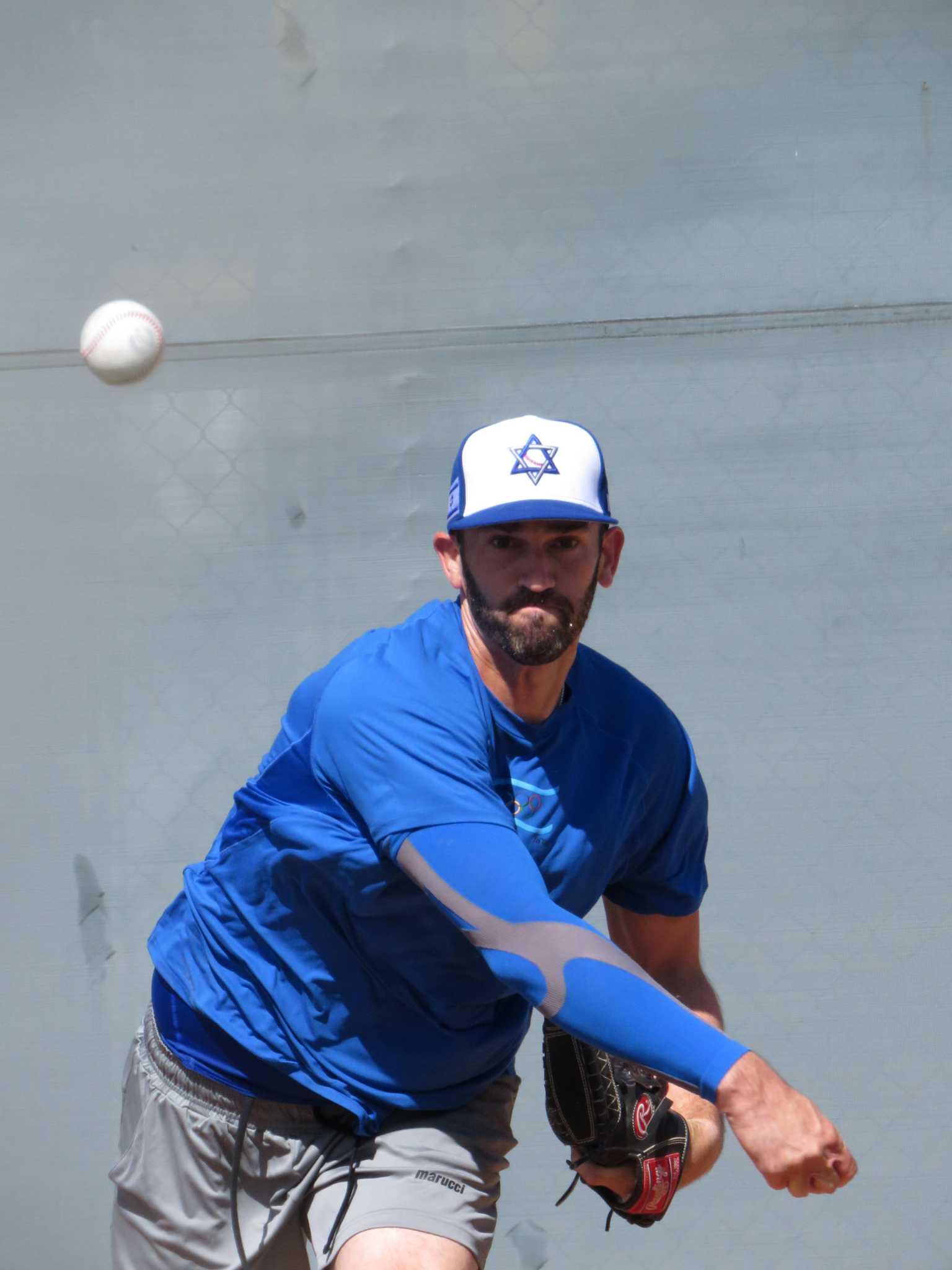 Ryan Lavarnway of Team Israel poses for a photo during the Team