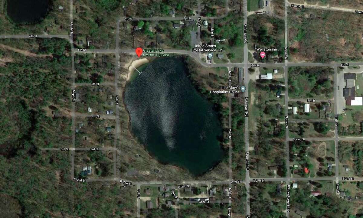 District Health Department #10 tested three water samples gathered at Crystal Lake for bacterial levels. (Courtesy map)