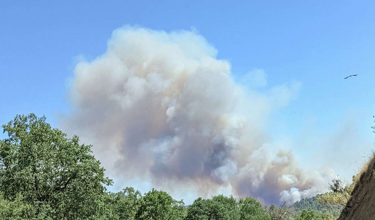 The River Fire had burned more than 5,000 acres across Mariposa and Madera counties in California's Sierra foothills as of Monday, July 12, 2021.