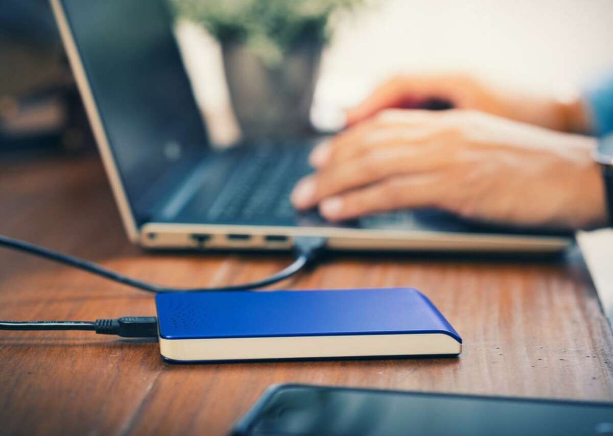An external hard drive should hold two- to three-times the data of your computer's hard drive.