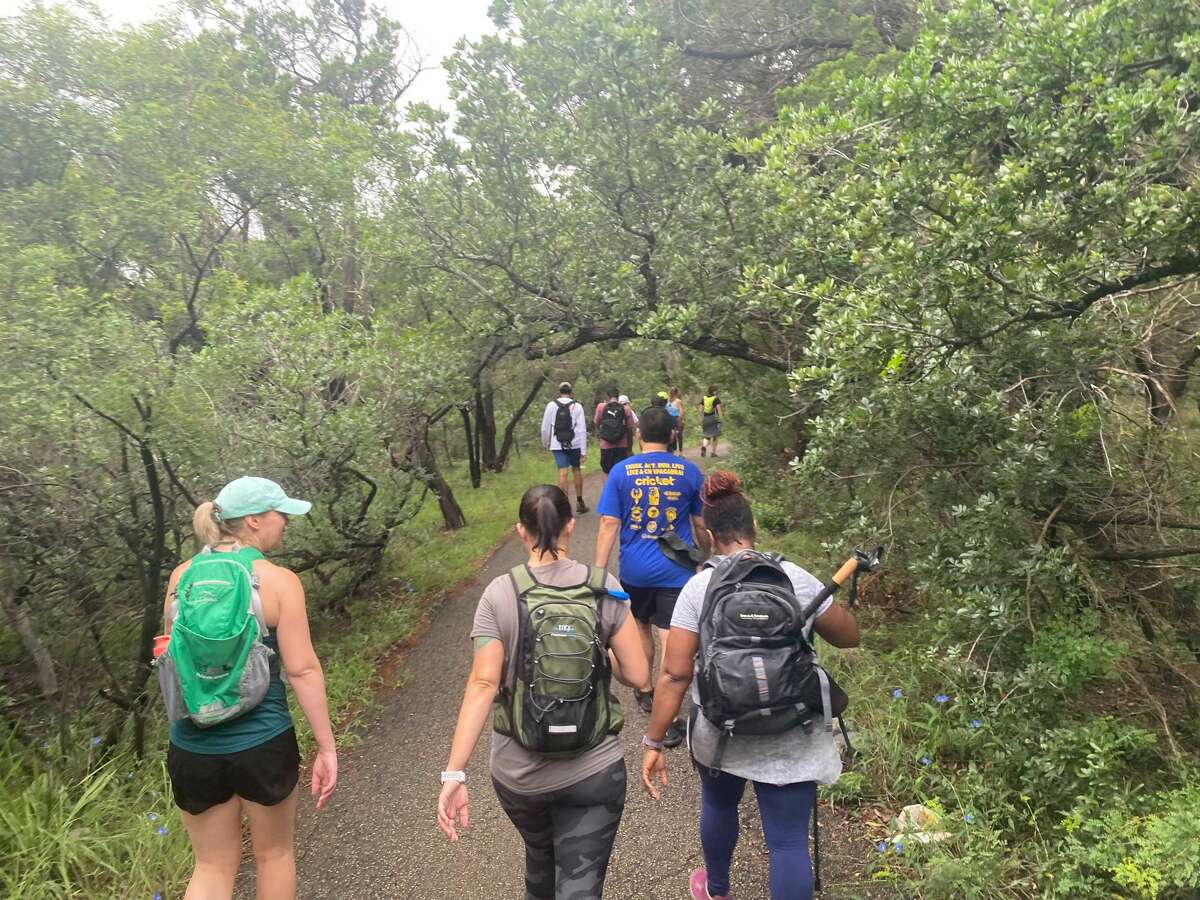 I hiked six miles with the San Antonio Hill Country Hiking Group on Sunday at Eisenhower Park. 