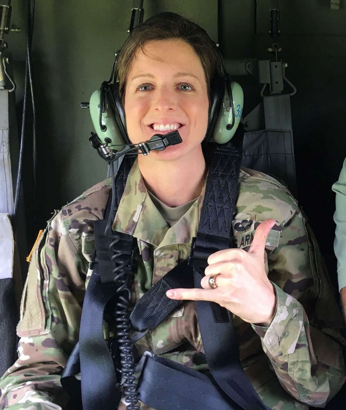 Tara Carr, who spent 25 years in the U.S. Army before retiring in Brookfield, is running for first selectman in November’s election. Courtesy of Tara Carr