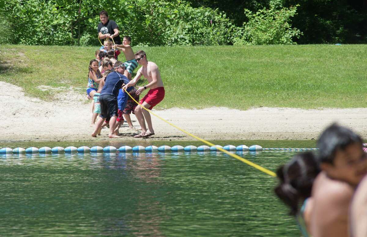 FILE PHOTO: Merwin Meadows Park's swimming pond was closed this week after a woman claimed her son suffered a rash from going in the water on Friday.
