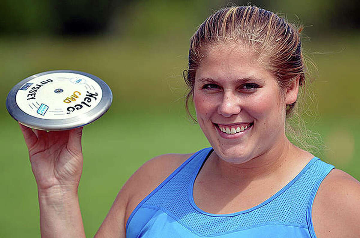 Former Carlinville High School and University of Wisconsin throwing standout Kelsey Card will compete in her second consecutive Olympic Games later this month in the discus at the Tokyo Summer Games.