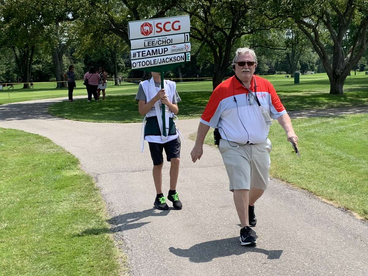 Images from Wednesday's opening round of the Dow Great Lakes Bay Invitational, July 14, 2021