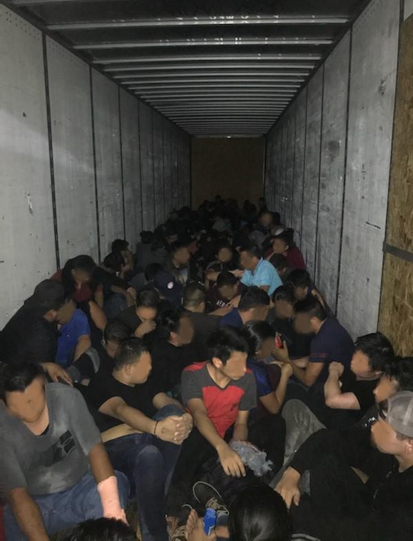 Duo tried smuggling 89 migrants in stolen trailer through Laredo checkpoint
